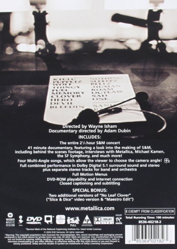 Metallica: S&M [2DVD] [Region 2]