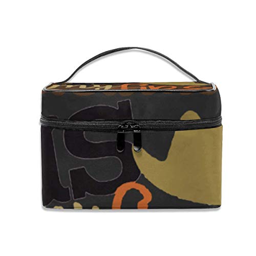 Mi Primer Rodeo Maquillaje de Viaje Estuche de Maquillaje Maquillaje Estuche cosmético Organizador Bolsa de Almacenamiento portátil para Artistas