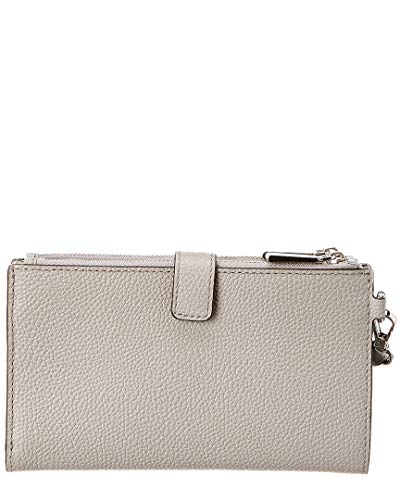 MICHAEL by Michael Kors Adele cartera de mujer, tarjetero de cuero uni Pearl Grey