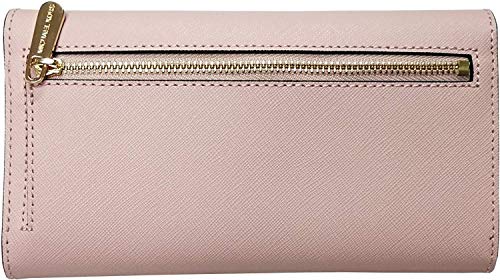 Michael Kors Jet - Cartera de viaje de piel de triple pliegue, tamaño grande -  Rosado -  Large