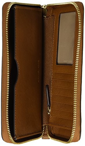 Michael Kors - Jet Set Travel Large Smartphone, Carteras de mano con asa Mujer, Braun (Luggage), 2.5x11.4x21.6 cm (B x H T)
