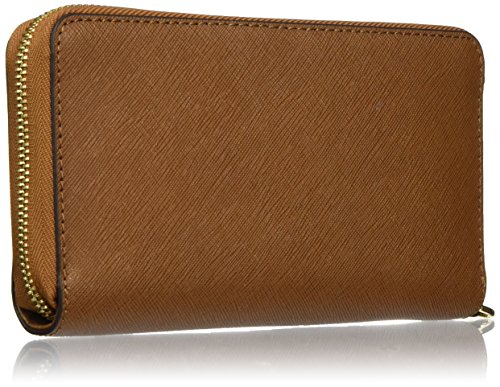 Michael Kors - Jet Set Travel Large Smartphone, Carteras de mano con asa Mujer, Braun (Luggage), 2.5x11.4x21.6 cm (B x H T)