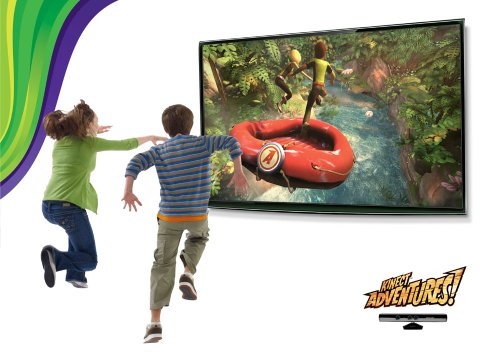Microsoft - Kinect Sensor + Juego Kinect Adventures [Reedición] (Xbox 360)