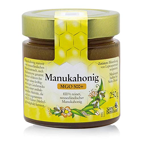 Miel de Manuka MGO 500+ de Nueva Zelanda 250gr
