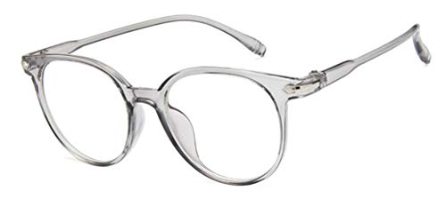MIGOO Montura Gafas con Filtro de luz Azul Redondas Estilo Retro de los Años Sesenta para Hombres Mujeres