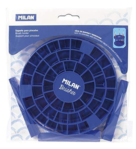 Milan 0400401 - Soporte para pinceles con 49 agujeros