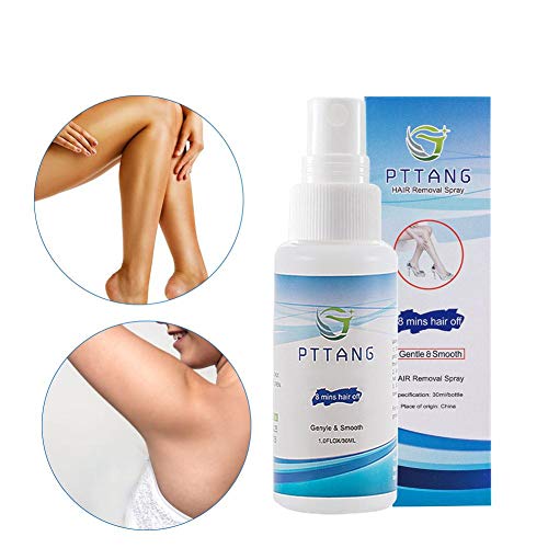 mildily Spray Depilatorio, 30ML Spray Depilatorio Unisex Spray Depilatorio Rápido E Hidratante Suave E Indoloro, para Hombres Y Mujeres