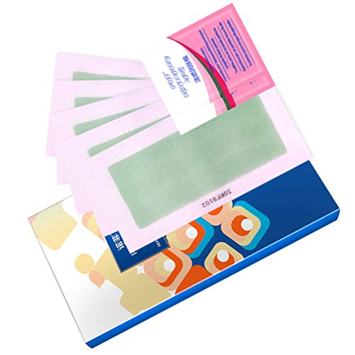 MILISTEN 24Pcs Tiras de Cera para El Cuerpo Kit de Depilación para Tiras de Cera para Piernas de Cuerpo Completo con Algodón Humectante para Mujeres Hombres Cejas Bikini Axila