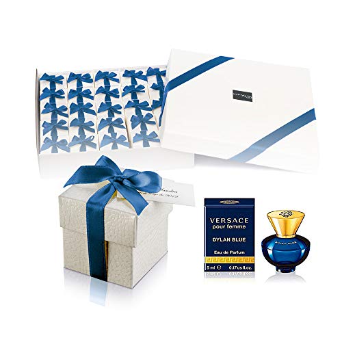 Mini perfumes de mujer como detalles de boda para invitados Versace Dylan Blue Eau de parfum 5 ml. original