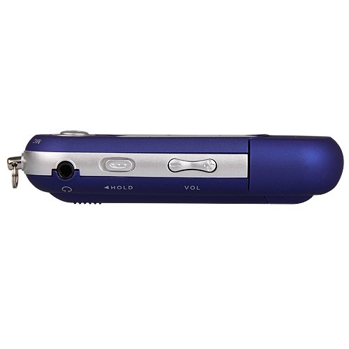Mini Reproductor MP3 4GB Azul FM Radio Música Audio Grabadora LCD