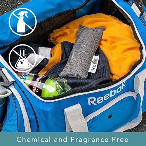 Minibolsas de purificación Moso, de aire natural, elimina los olores de los zapatos (dos bolsas por paquete)