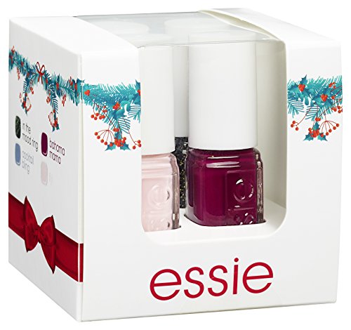 Miniesmaltes de uñas Essie de edición navideña (set de regalo de 4 unidades)