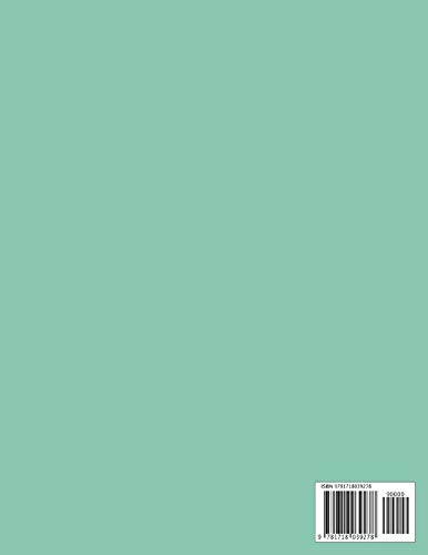 Mint Unicorn Notebook: School supplies composition book for kids