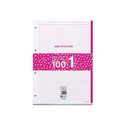 Miquelrius 14889 Carpeta Bloc con bloc 4 Anillas.35mm Love Agatha Ruiz de la Prada