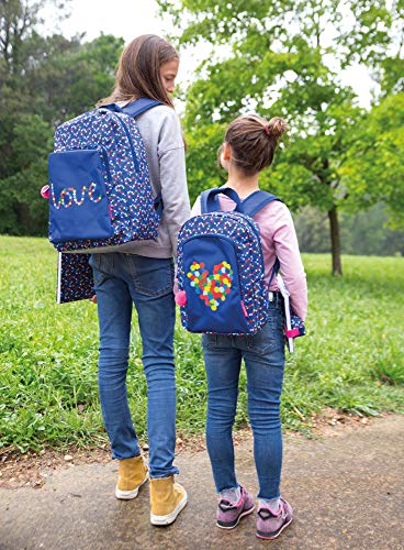 Miquelrius by Agatha Ruiz de la Prada 16100 Mochila Infantil, Azul marino, 34.6 x 27.2 x 3.2 cm