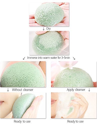 Miracle Baby Esponja Natural Bebe, Esponja Baño Bebe100% Puro Natural Extra Suave Para Limpieza Facial Y Recién Nacidos 5pcs。