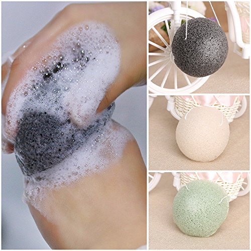 Miracle Baby Esponja Natural Bebe, Esponja Baño Bebe100% Puro Natural Extra Suave Para Limpieza Facial Y Recién Nacidos 5pcs。