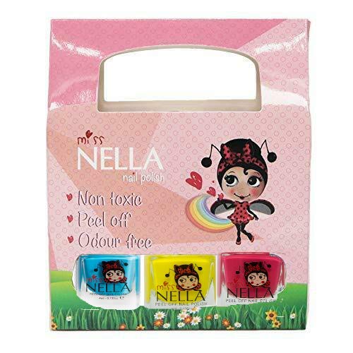 Miss Nella – Bundle 3 – Pack 2 muy brillante, esmalte para bimbe a base agua, Formula Peel Off Bundle 61