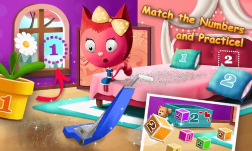 Miss Preschool Math World - Numbers, Shapes & Colors in Princess Castle