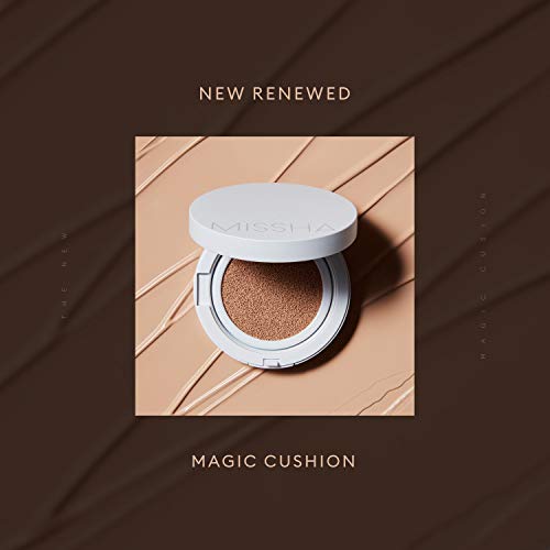 Missha - Funda de cojín mágica SPF50+/PA+++, 23 color beige natural 15 g