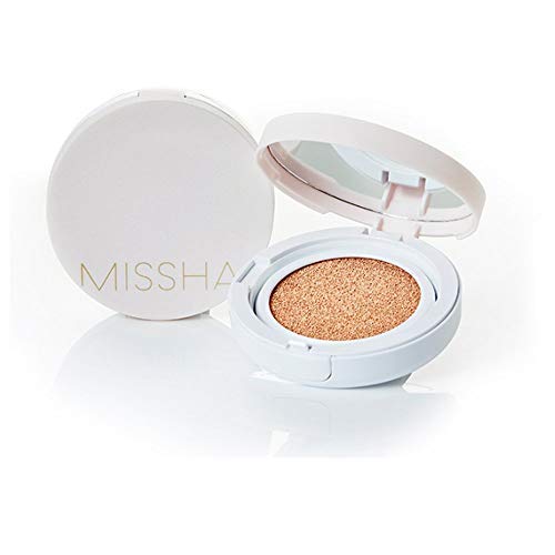 Missha M mágica Cojín de humedad SPF50 + / Pa +++ - cosméticos de Corea # 21 color beige claro