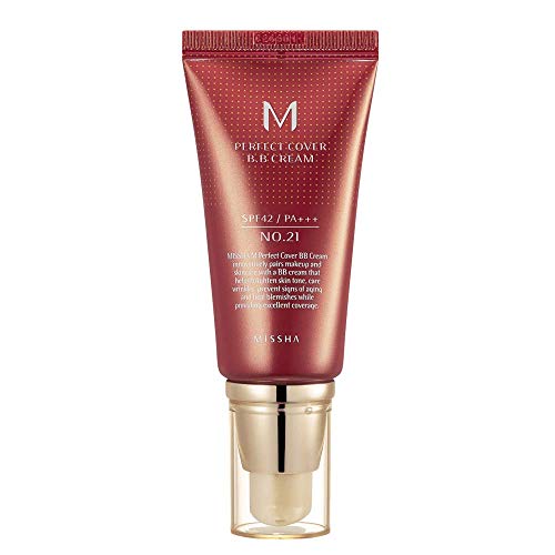 MISSHA M Perfect Cover BB Cream No.21 Light Beige 20ml by MISSHA