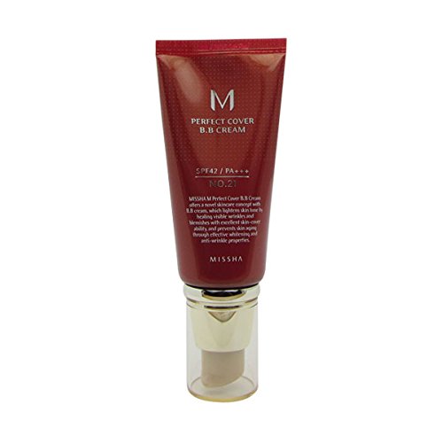 Missha M Perfect Cover Bb Cream Spf 42/pa+++ No.21 Light Beige 50ml