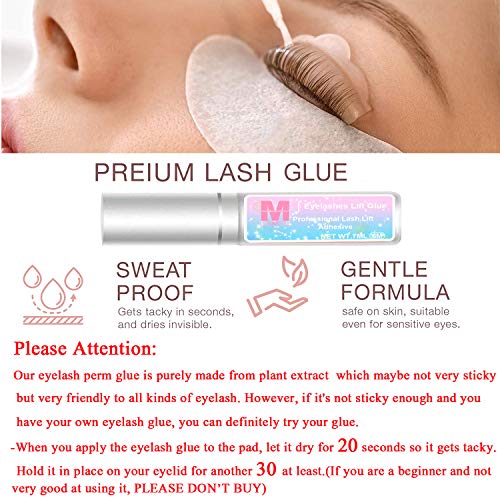 Missicee Kit de Permanente de Pestañas, Eyelash Perm Liquid Eyelash Wave - Herramientas de Maquillaje Curling de Pestañas, Lash Lift Long Lasting, Duradero y Natural