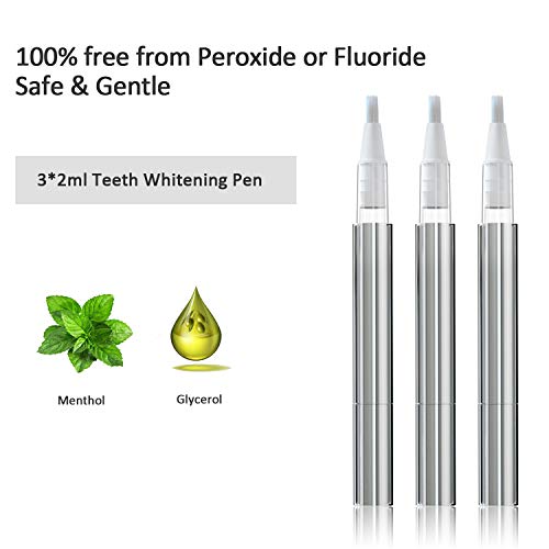 MitButy Lápiz Blanqueador Dental (3 Unidades) Gel Blanqueamiento Dental en Casa, Blanqueamiento de Dientes Profesional para una Bonita Sonrisa Blanca