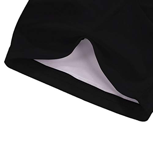 Mitlfuny Camiseta de Manga Corta para Hombre Verano Adolescente Cuello Redondo Negro Tops 3D Calavera Estampado Deportes Pullover tee Casual Moda Slim Algodón Camisa
