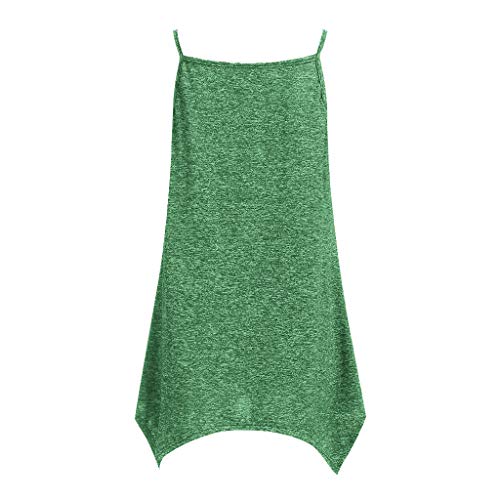 Mitlfuny Para Mujer Camiseta Premam y de Lactancia Cintura Imperio Mujeres Embarazadas Nusring Maternidad Correas sin Mangas Lrregularity Sólido Tops