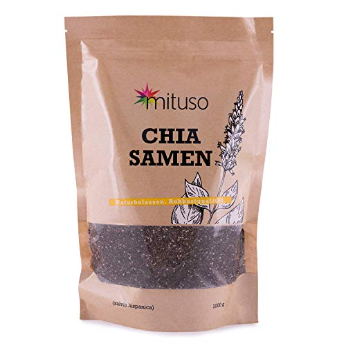 Mituso Semillas De Chia Mituso, Paquete De 5 X 1000G, 5000 g (80123)