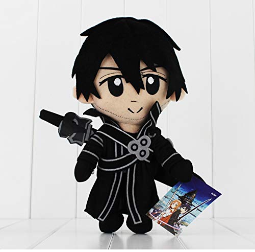 MMTY Sword Art Online Plush Toys Asuna Kirito Kazuto Stuffed Soft Kids Doll Children's Gifts 28Cm