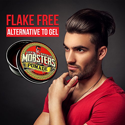 Mobsters Pomada para el pelo de base acuosa, fijación fuerte, acabado mate, cera para el pelo deluxe, uso en peluquerías, lata grande de 150 g edición especial