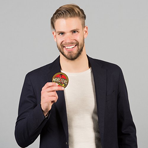 Mobsters Pomada para el pelo de base acuosa, fijación fuerte, acabado mate, cera para el pelo deluxe, uso en peluquerías, lata grande de 150 g edición especial