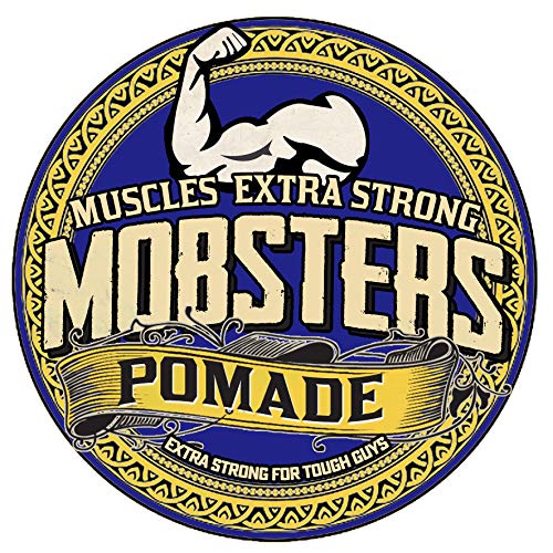 Mobsters Pomada para el pelo de base acuosa, fijación fuerte, acabado mate, cera para el pelo deluxe, uso en peluquerías, lata grande de 150 g edición especial