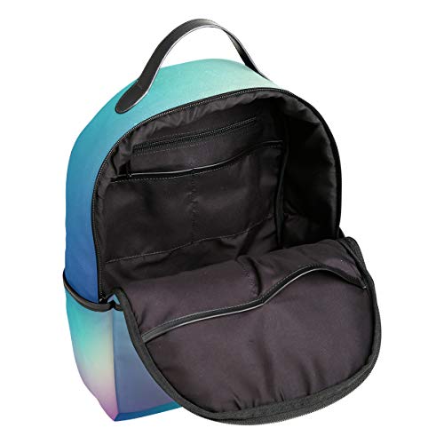 Mochila colorida para hombres y mujeres, diseño de plantilla borrosa, para viajes, para hombres y mujeres, mochila para la universidad, mochila de viaje para adolescentes