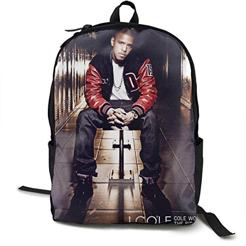 Mochila Mochila de Viaje J. Cole Backpack Campus School Bag Casual Backpack Gym Travel Hiking Canvas Backpack