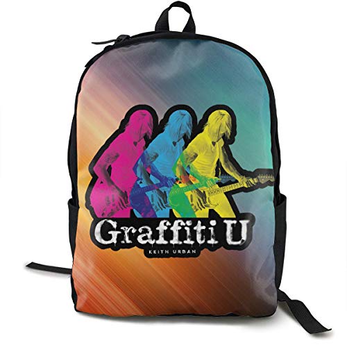 Mochila Mochila de Viaje Keith-Urb-an Backpack Campus School Bag Casual Backpack Gym Travel Hiking Canvas Backpack