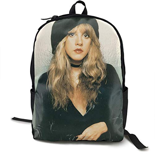 Mochila Mochila de Viaje Stevie Nicks Backpack Campus School Bag Casual Backpack Gym Travel Hiking Canvas Backpack