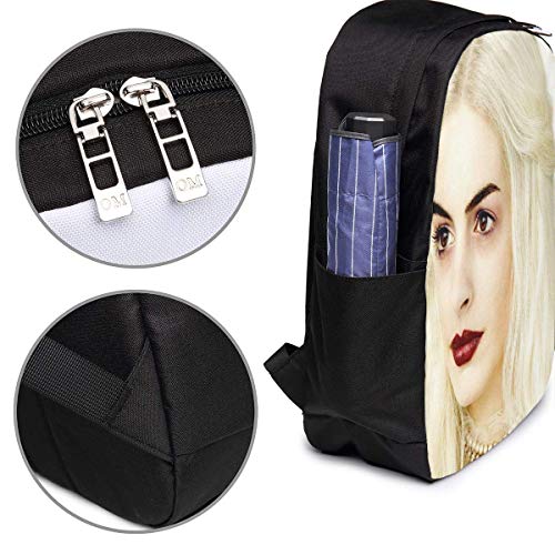 Mochila para portátil FGHJY Fairy Tales Alice con Puerto de Carga USB/Elegantes Mochilas Impermeables Casuales para la mayoría de Las laptops y tabletas de 17/15.6 Pulgadas/para la Escuela de v