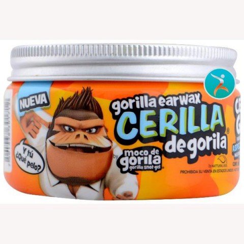Moco de Gorila, Cera-Gel alta fijación, con brillo y flexibilidad. 110 grs.