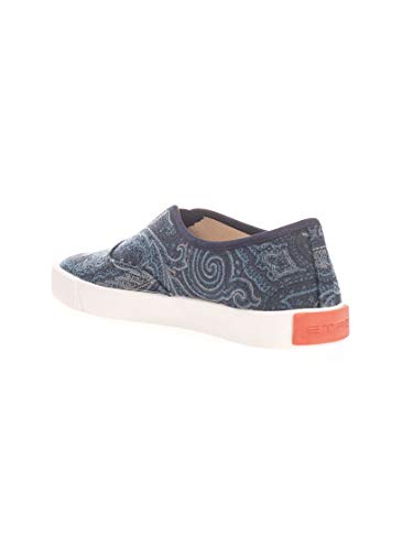Moda Etro Hombre 1214136030200 Azul Algodon Zapatillas Slip-on | Primavera-Verano 20