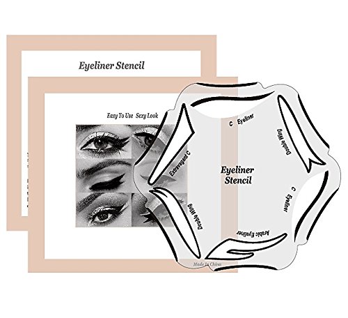Modelo de Eyeliner para el Eye-Liner Parfait por Blissany, Cat ojos, ojos Stencil 6 Styles, Double Wing, Extravagant Cat, Arabic Eyeliner
