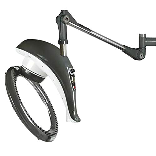 MODRYER Salón Pro Orbital Casco Secador de Pelo Peluqueria En pie Pelo Permanente Color Procesador Secadora Acelerador Ajustable Minutero y Temperatura con Pared Montar Sistema,Gray