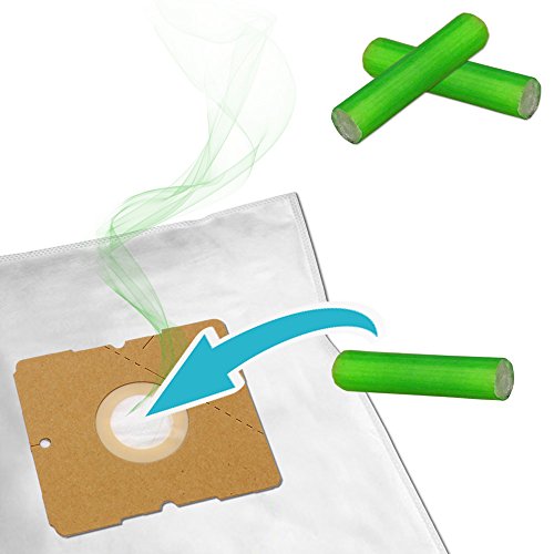 MohMus Set 10 Ambientadores + 10 Microfibra Bolsas de aspiradora para ROWI 1400/30/2 = 30 L, Saphir IVC 1425 WD A