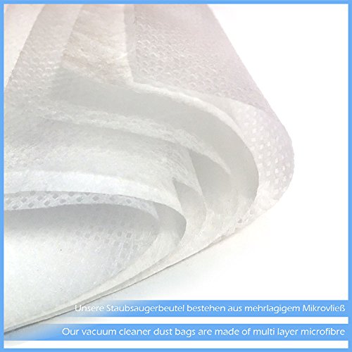 MohMus Set 5 Ambientadores + 5 Microfibra Bolsas de aspiradora para ROWI 1400/30/2 = 30 L, Saphir IVC 1425 WD A