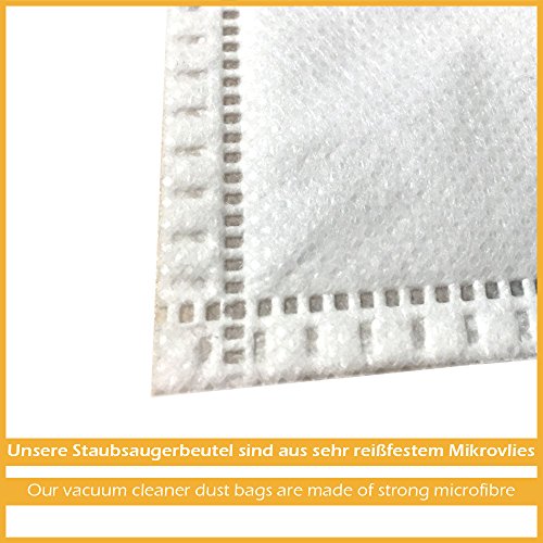 MohMus Set 5 Ambientadores + 5 Microfibra Bolsas de aspiradora para ROWI 1400/30/2 = 30 L, Saphir IVC 1425 WD A
