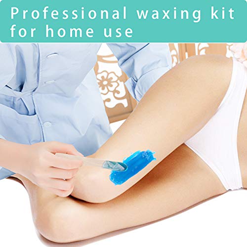 moinkerin 300g Perla de Cera Depilatoria Profesional Cera Caliente Depilacion para Depilación, Depilación con Depilación de Cuerpo Completo