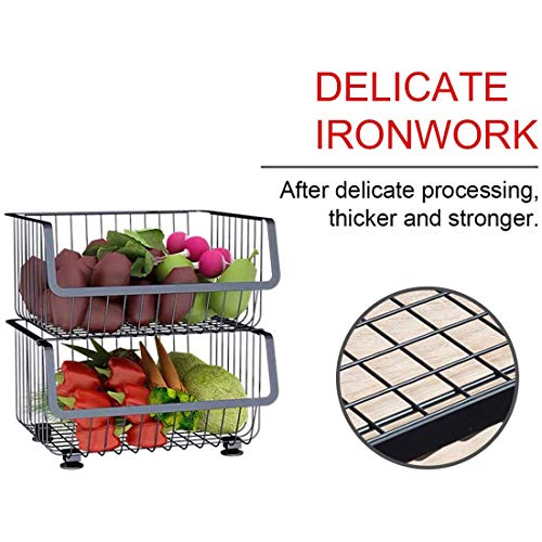 MOKY Nivel 2 Zapatero Negro del Organizador del almacenaje, Metal, Ahorro de Espacio de diseño, fácil de Montar, de múltiples Funciones de la Torre Estante, Robusta y Elegante